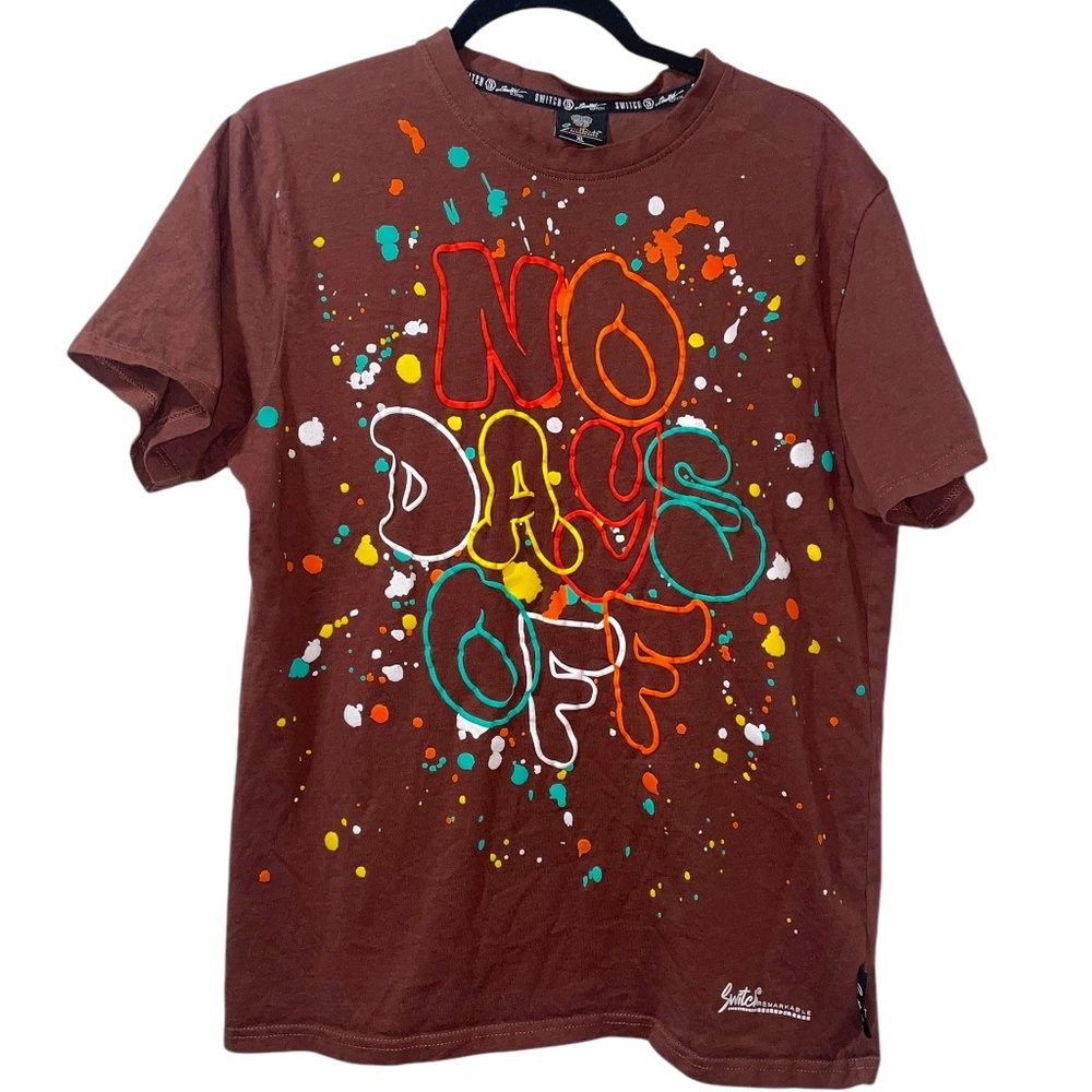 Youth Switch Remarkable Limited Edition Short‎ Sleeve T-Shirt No Days Off Sz XL